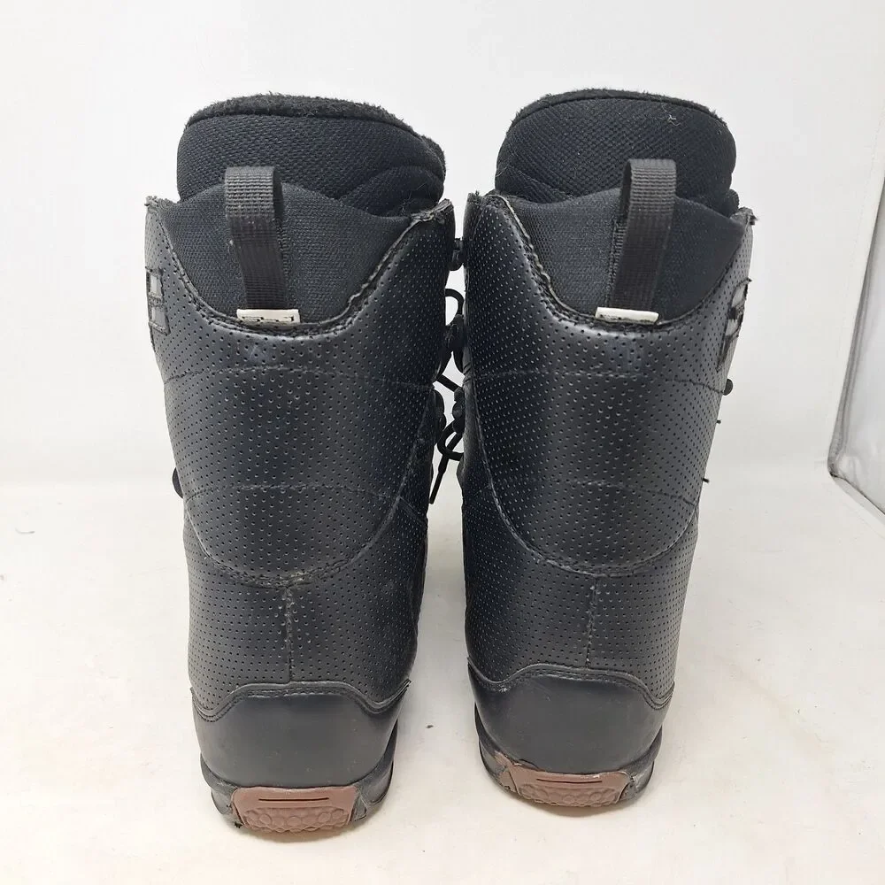 Five Forty Legacy Black Leather Snowboard Boots Winter Sports Outdoor Size 8